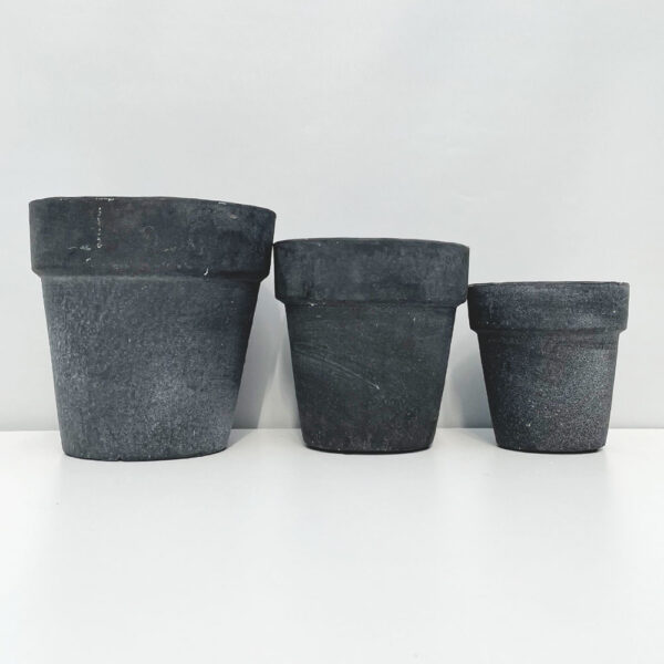 Anthracite Ebbi Pot Collection