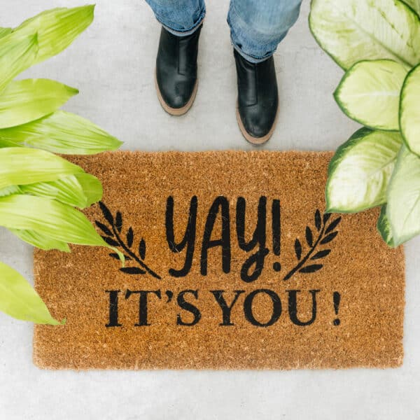 Yay It's You! Doormat