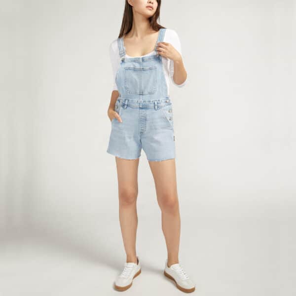 Relaxed Short Overalls