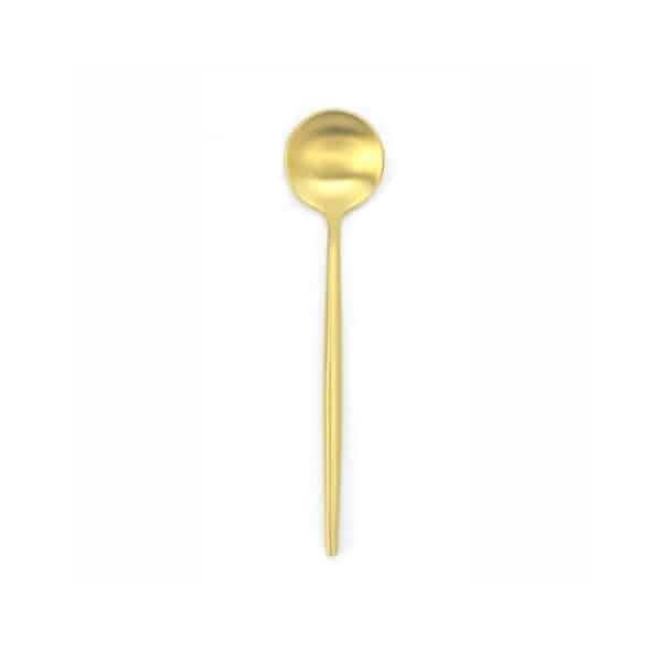 small gold spoon