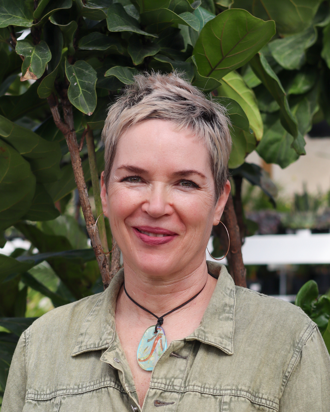 <br />
Headshot of Pamela Boucher at Shelmerdine, Garden Centre Assistant Boutique Manager 